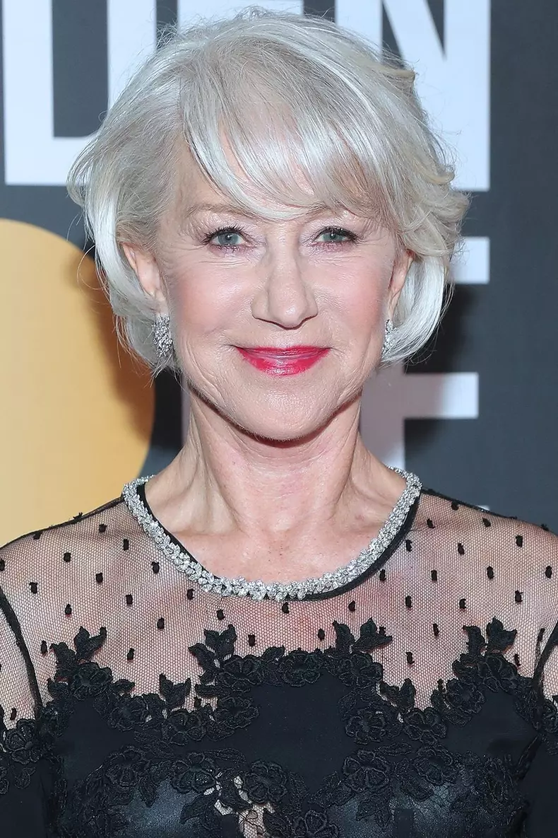 Helen Mirren (bijuterii Harry Winston)