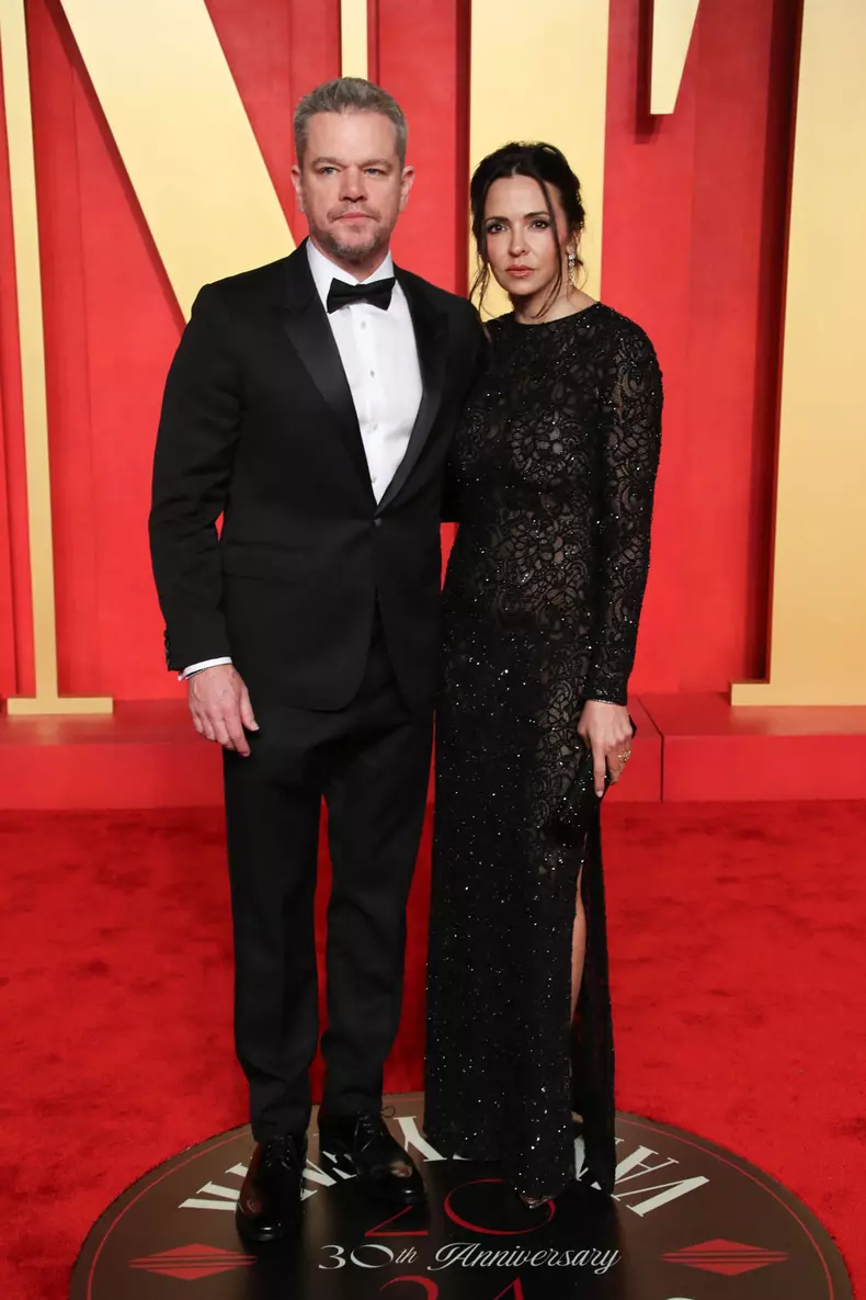 Matt Damon & Luciana Barroso