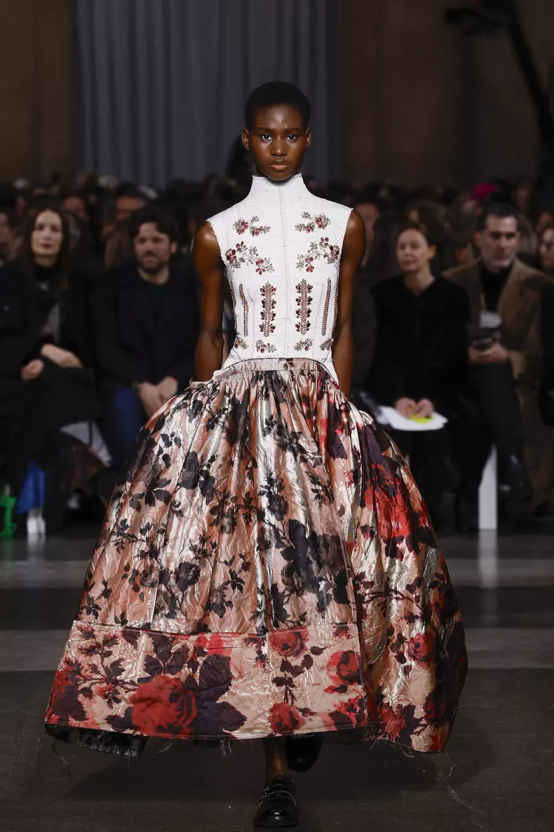 Défilé Erdem "Collection Prêt-à-Porter Automne/Hiver 2026-2027" lors de la Fashion Week de Londres (LFW)