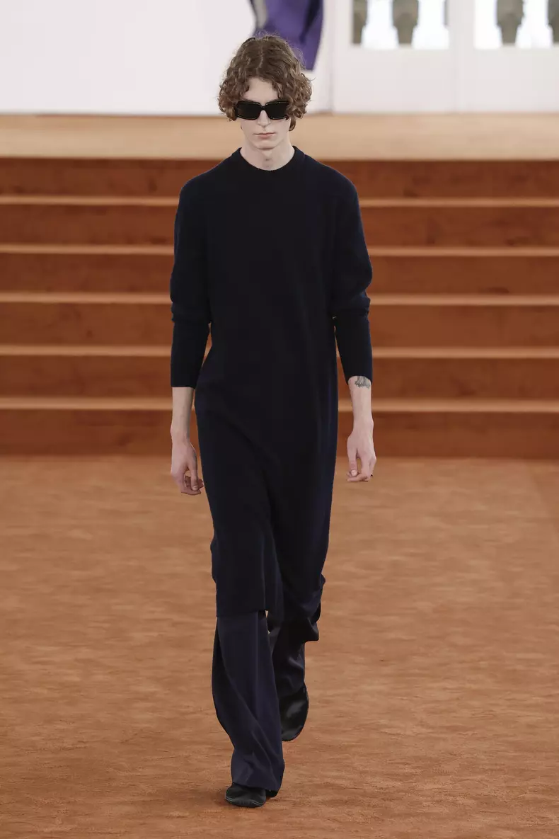 JIL SANDER Fall/Winter 2026-2027 runway during Milan Fashion Week on February 2026 - Milan, Italy 25/02/2026