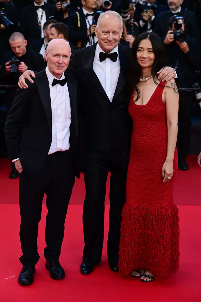Paul Laverty, Stellan Skarsgĺrd & Chloé Zhao
