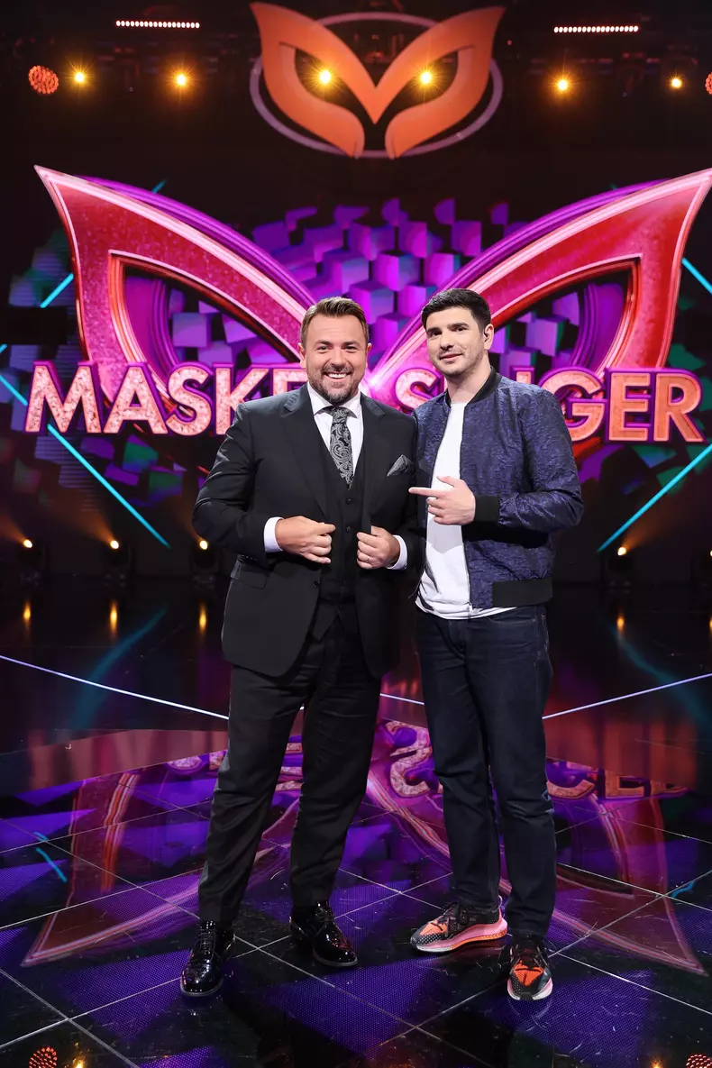 Horia Brenciu si Alex Bogdan - Masked Singer Romania