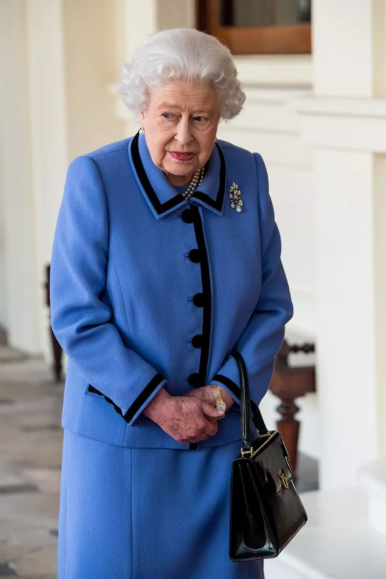 Le couple royal des Pays-Bas vient saluer la reine d'Angleterre pour la fin de leur visite officielle au Royaume Uni au palais de Buckingham à Londres