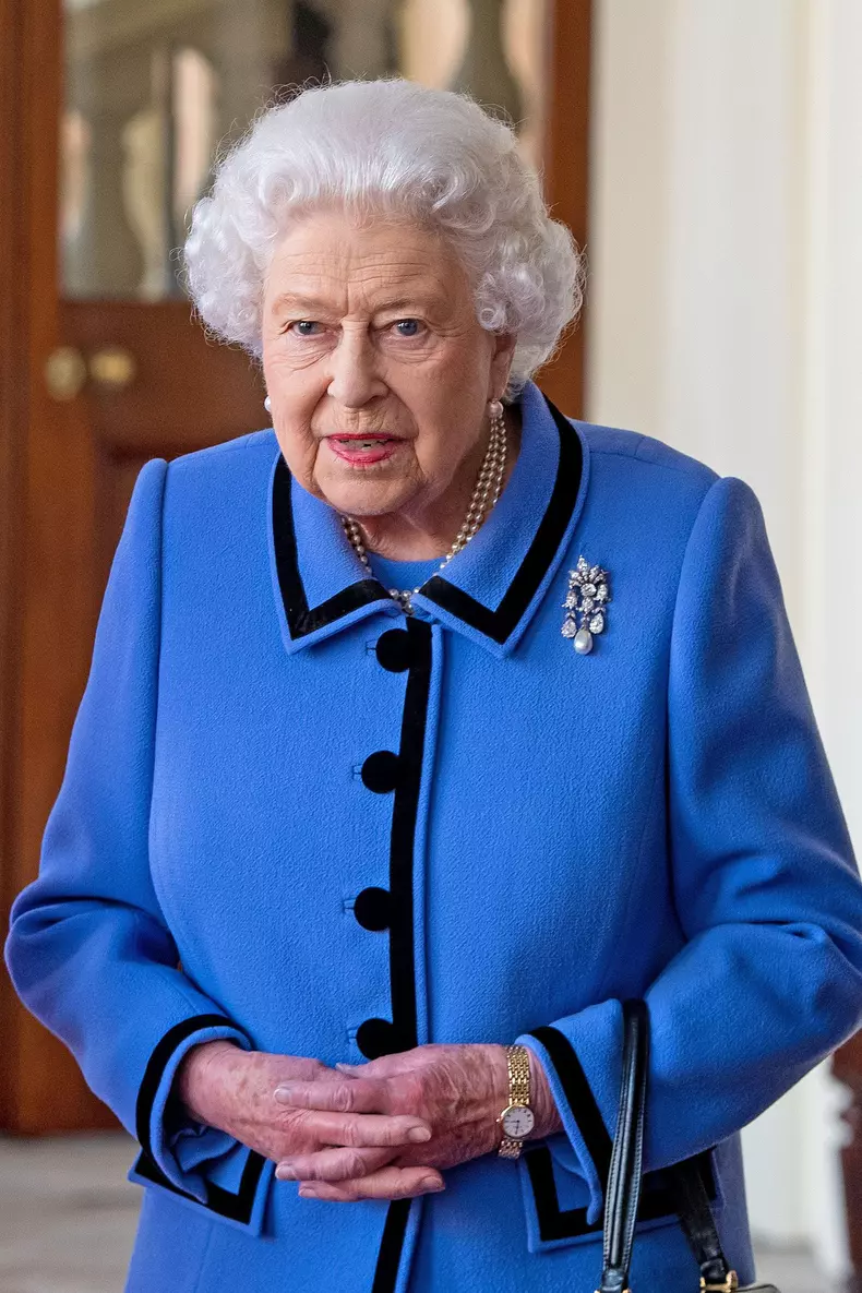 Le couple royal des Pays-Bas vient saluer la reine d'Angleterre pour la fin de leur visite officielle au Royaume Uni au palais de Buckingham à Londres