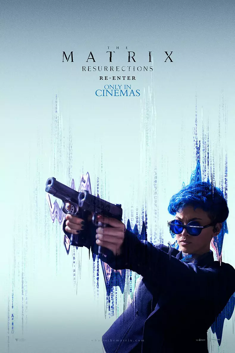 Warner Bros a sorti Les nouveaux posters du nouveau film Matrix Resurrections qui sort en France le 22 décembre 2021