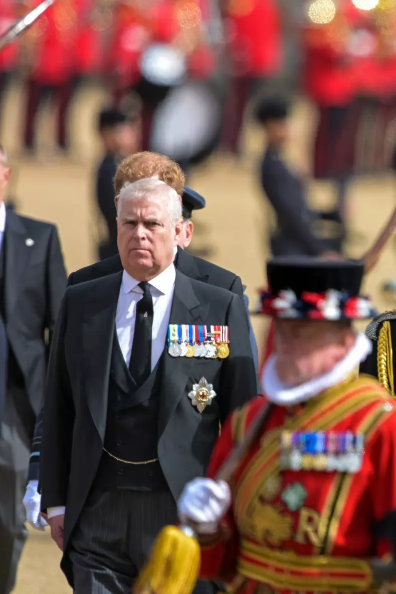 State Funeral Of Queen Elizabeth II - The Coffin En Route To Wellington Arch