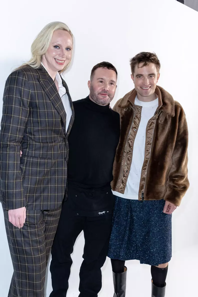 Greeting du défilé Dior lors de la Fashion Week Homme automne-hiver 2023/24 de Paris