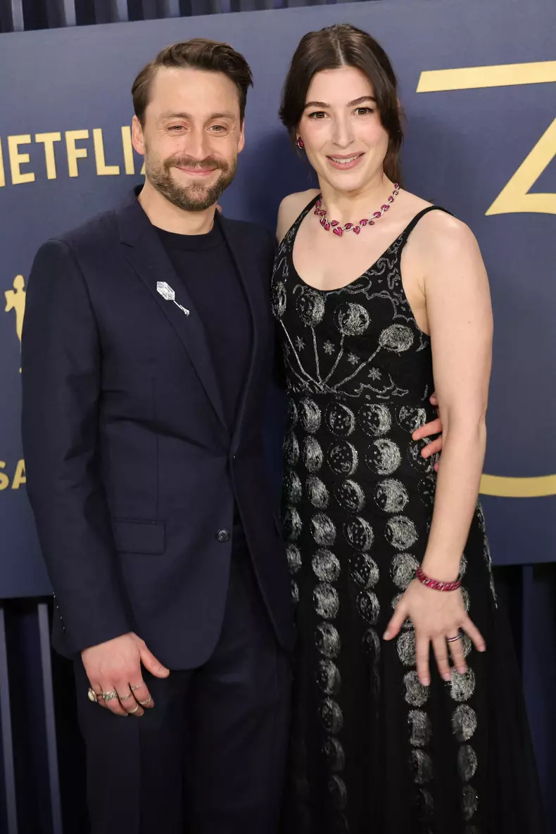 Kieran Culkin și Jazz Charton, la SAG Awards 2024