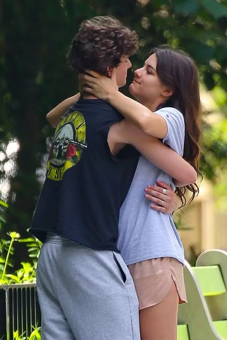 *PREMIUM-EXCLUSIVE* The Look of Love! Suri Cruise packs on the PDA with her boyfriend Toby Cohen in New York! **WEB EMBARGO UNTIL 2:30 pm EDTon June 21, 2024**