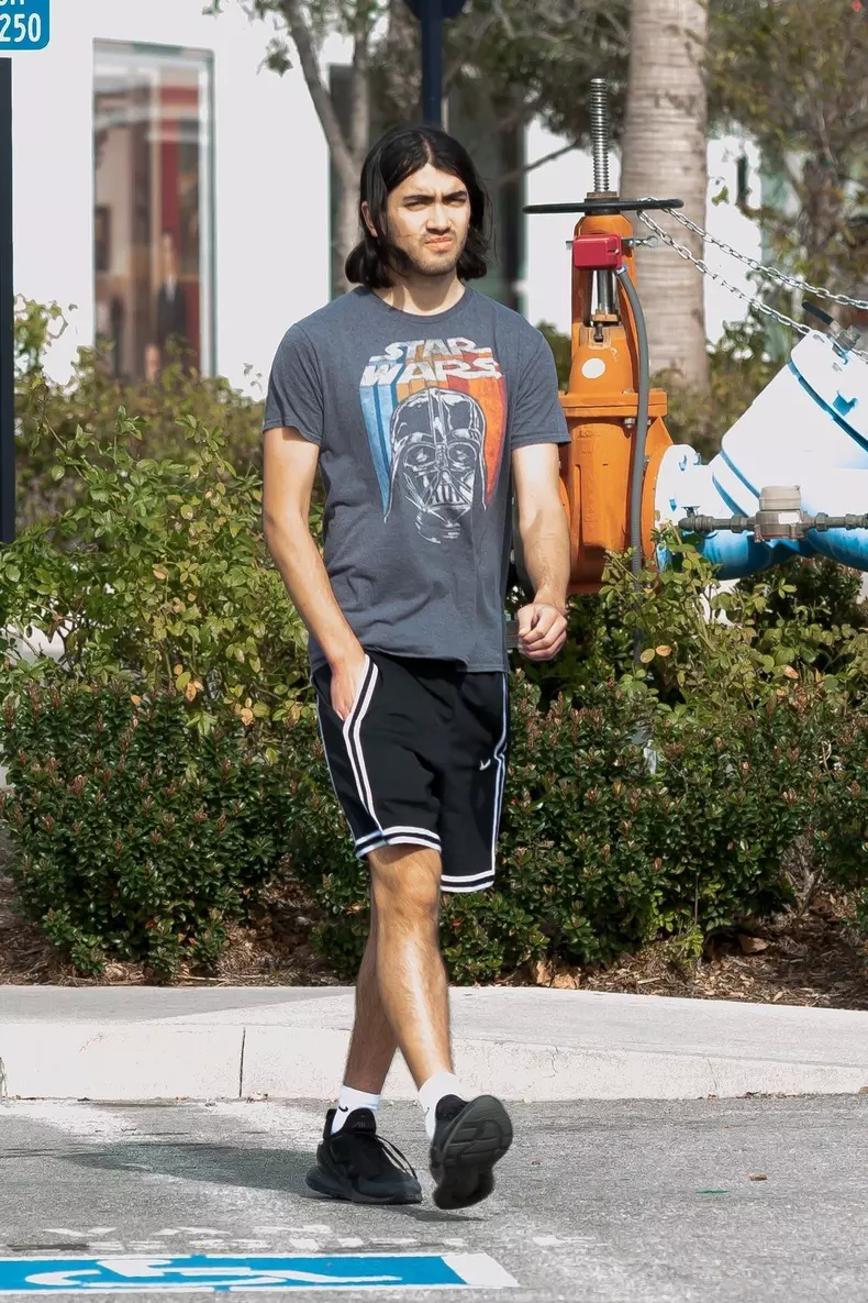 *EXCLUSIVE* The reclusive Blanket Jackson makes his annual public appearance as he steps out for a movie