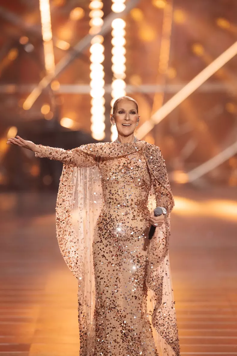 Concert de Celine Dion au défilé anniversaire Elie Saab "1001 Seasons of Elie Saab" à l'espace "The Venue" à Riyad, Arabie saoudite