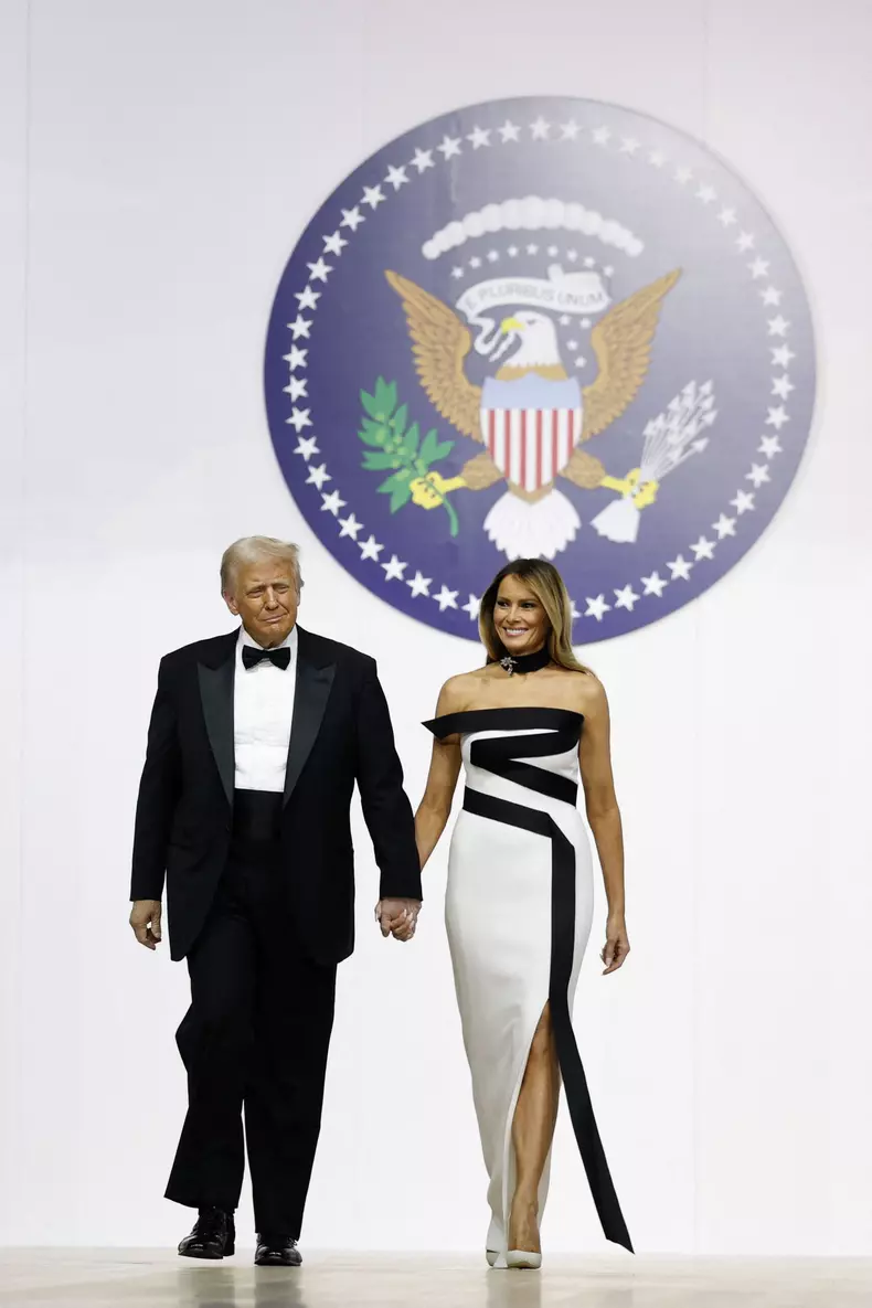 Newly-Sworn In President Donald Trump Attends Inaugural Balls