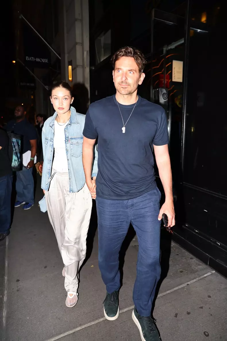 Brad Pitt and Ines de Ramon double date with Bradley Cooper and Gigi Hadid in NYC