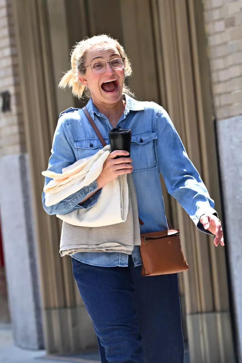 EXCLUSIVE Cameron Diaz Rocks Double Denim In New York