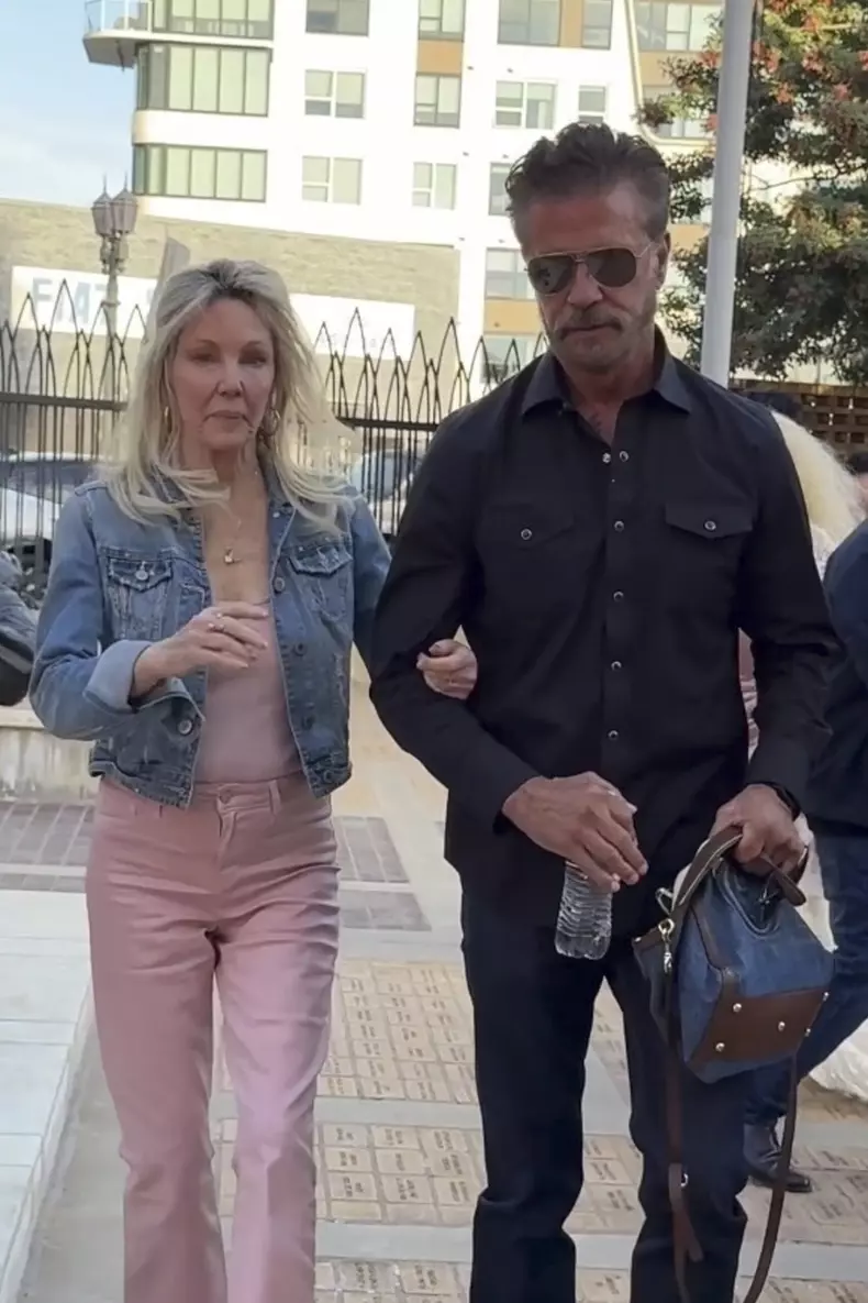 Lorenzo Lamas and Heather Locklear attend The Brave & Rescued Awards in Los Angeles, CA