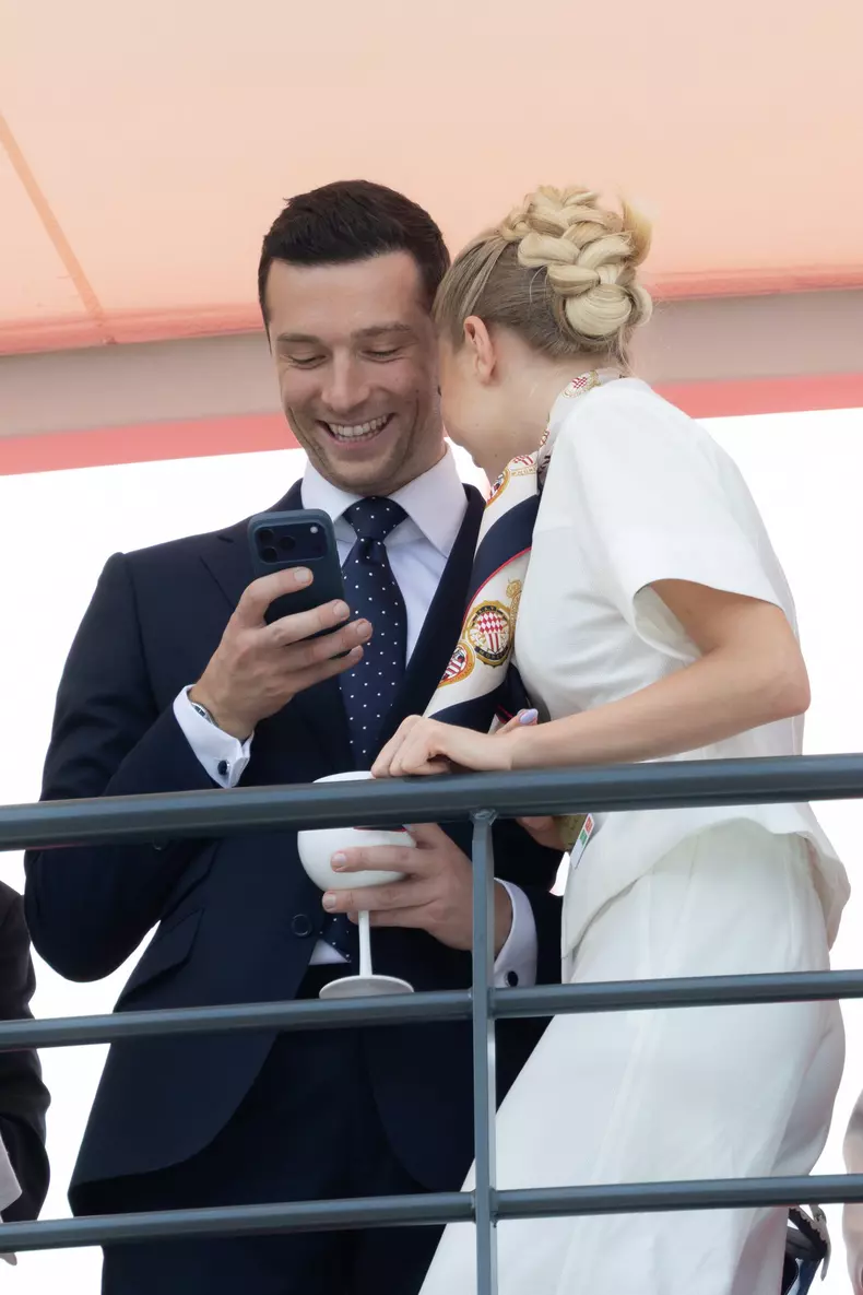 Jordan Bardella And Princess Maria Carolina Of Bourbon-Two Sicilies Attend Monaco Grand Prix With Family - 07 Jun 2026.
