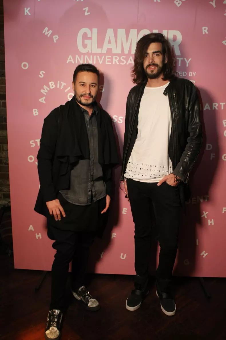 Adrian Perjovschi și Emilio Gheman