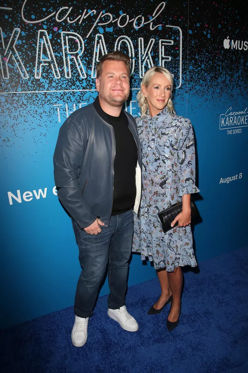 James Corden şi Julia Carey, soţia sa
