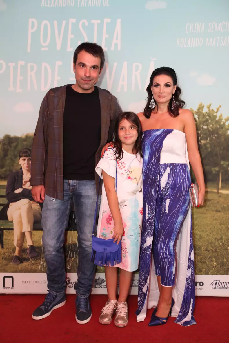 Ioana Ginghină, Alexandru Papadopol și fetița lor, Ruxandra