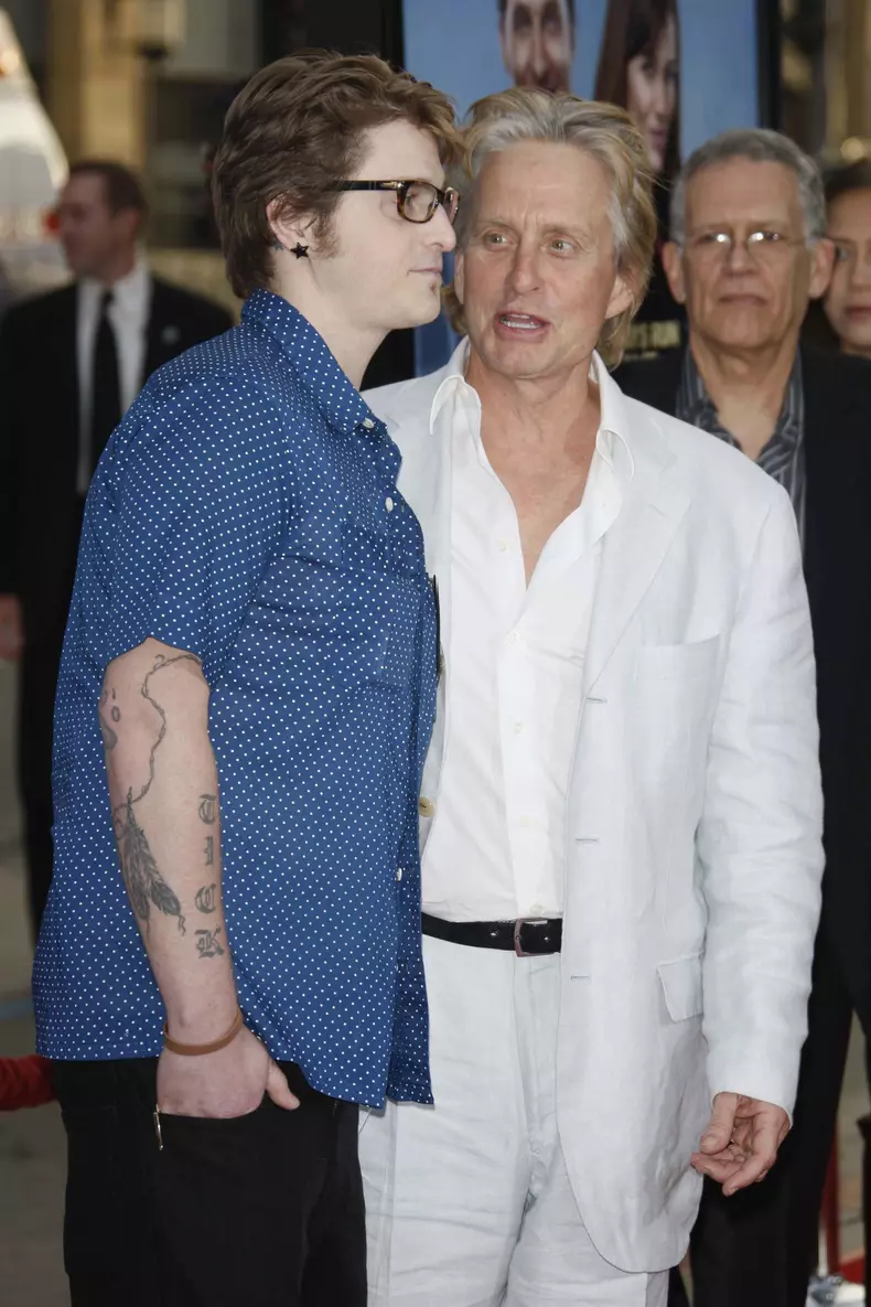 Michael Douglas și Michael Douglas, în 2009