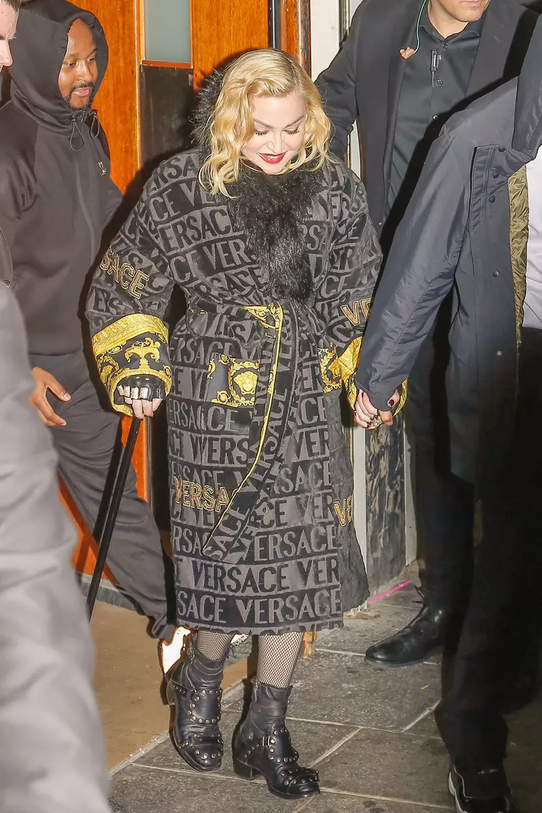 Madonna Ahlamalik Williams leaving the Grand Rex in Paris