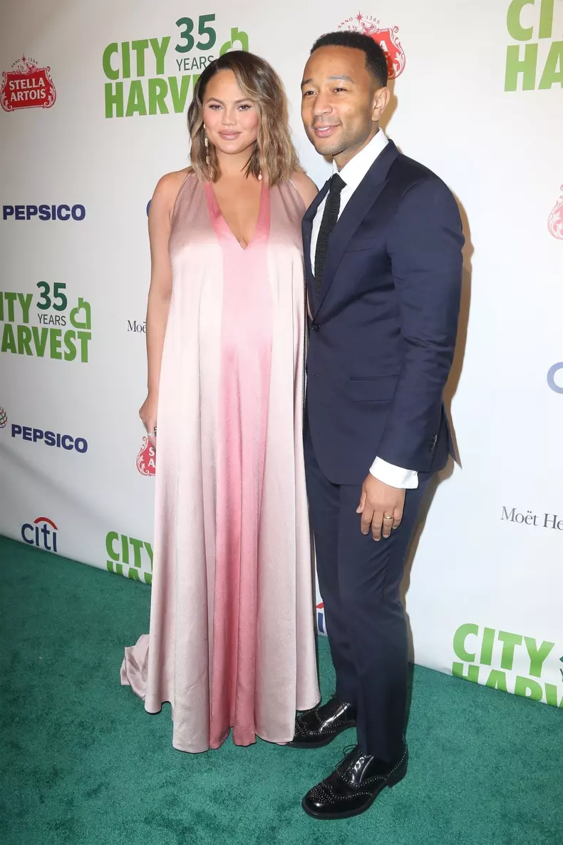 Chrissy Teigen and John Legend at City Harvest's 35th Anniversary Gala