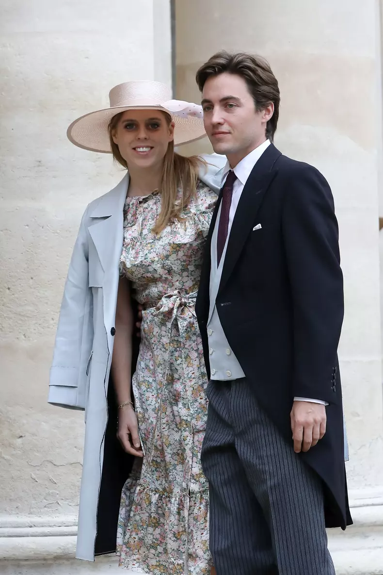 Mariage du prince Jean-Christophe Napoléon et de la comtesse Olympia d'Arco-Zinneberg à la cathédrale Saint-Louis des Invalides à Paris
