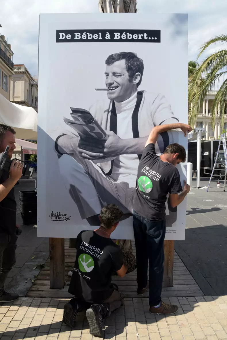 Exposition photographique "De Bébel ŕ Bébert" dans les rues de Nice et au musée de la photographie