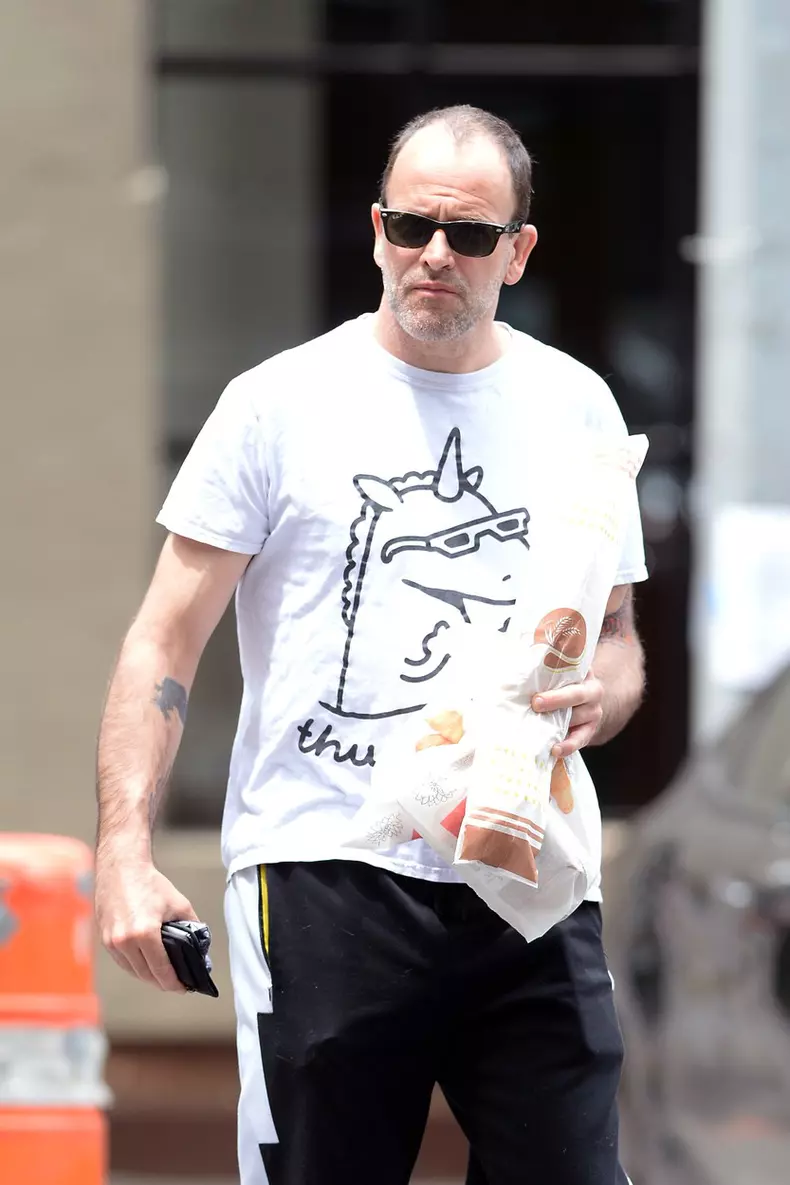 EXCLUSIVE: Jonny Lee Miller Spotted Days After Angelina Jolie Visited Him At His Brooklyn Apartment
