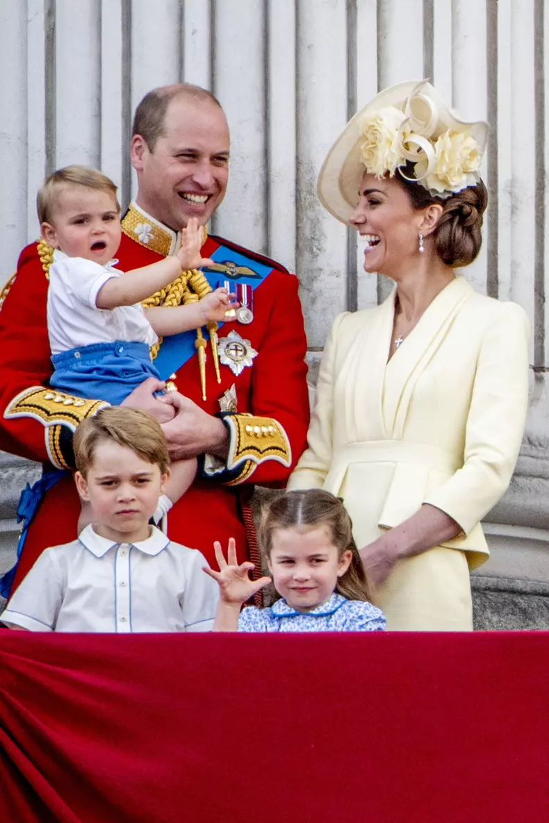 Royals at Trooping the Colour - London