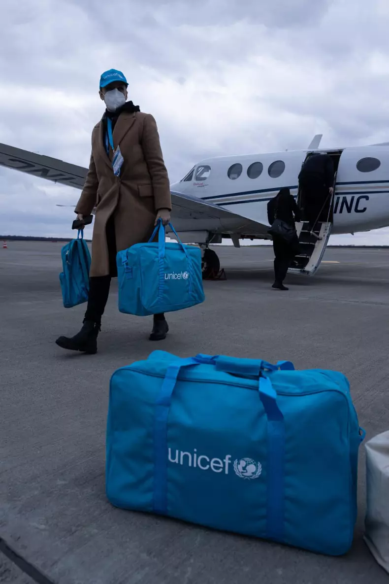 Andreea Marin UNICEF la granita Romaniei