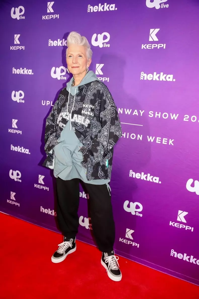 Maye Musk attends Hekka Fashion Show during NYFW
