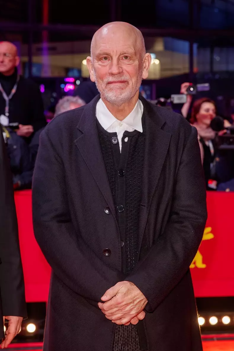Premiere of "SENECA" including John Malkovich attending the red carpet  of the 73rd Berlinale International Film Festival