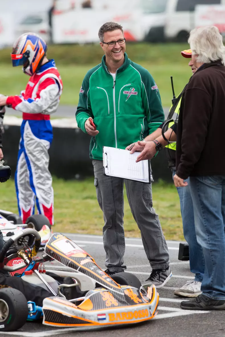 Ralf Schumacher & son David at the " Ciao Thomas Knopper Memorial "