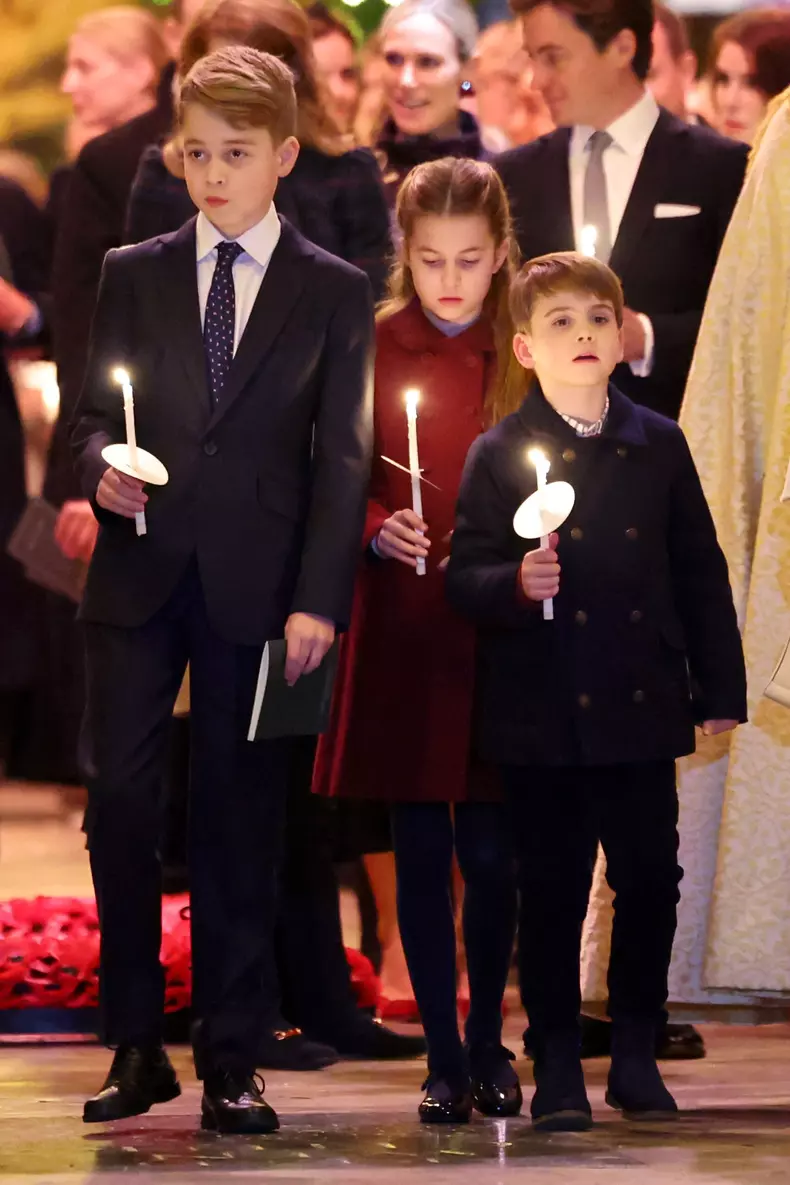 UK Royals at Christmas carol service in London