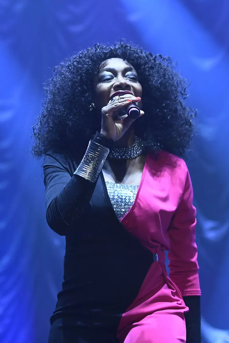 Boney M performing at 'Let's Rock Winter' at SSE Arena in London.