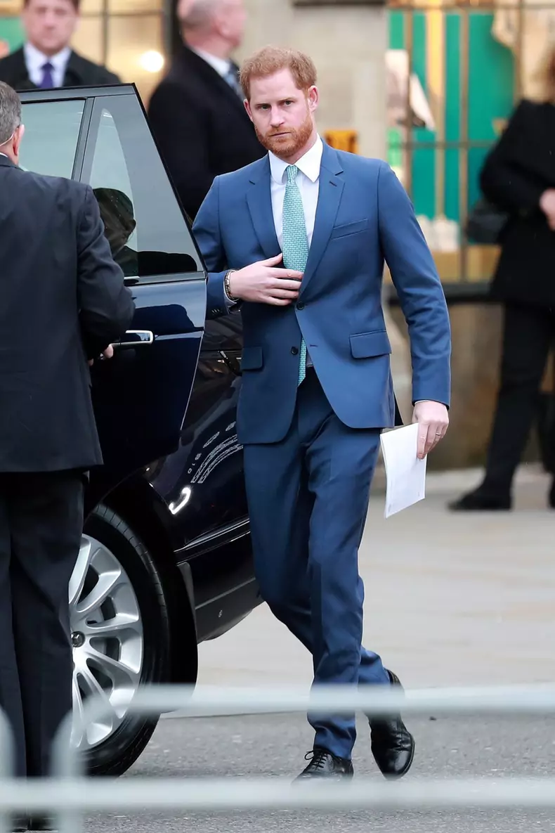 Members Of The Royal Family Attend Westminster Abbey For The Commonwealth Service