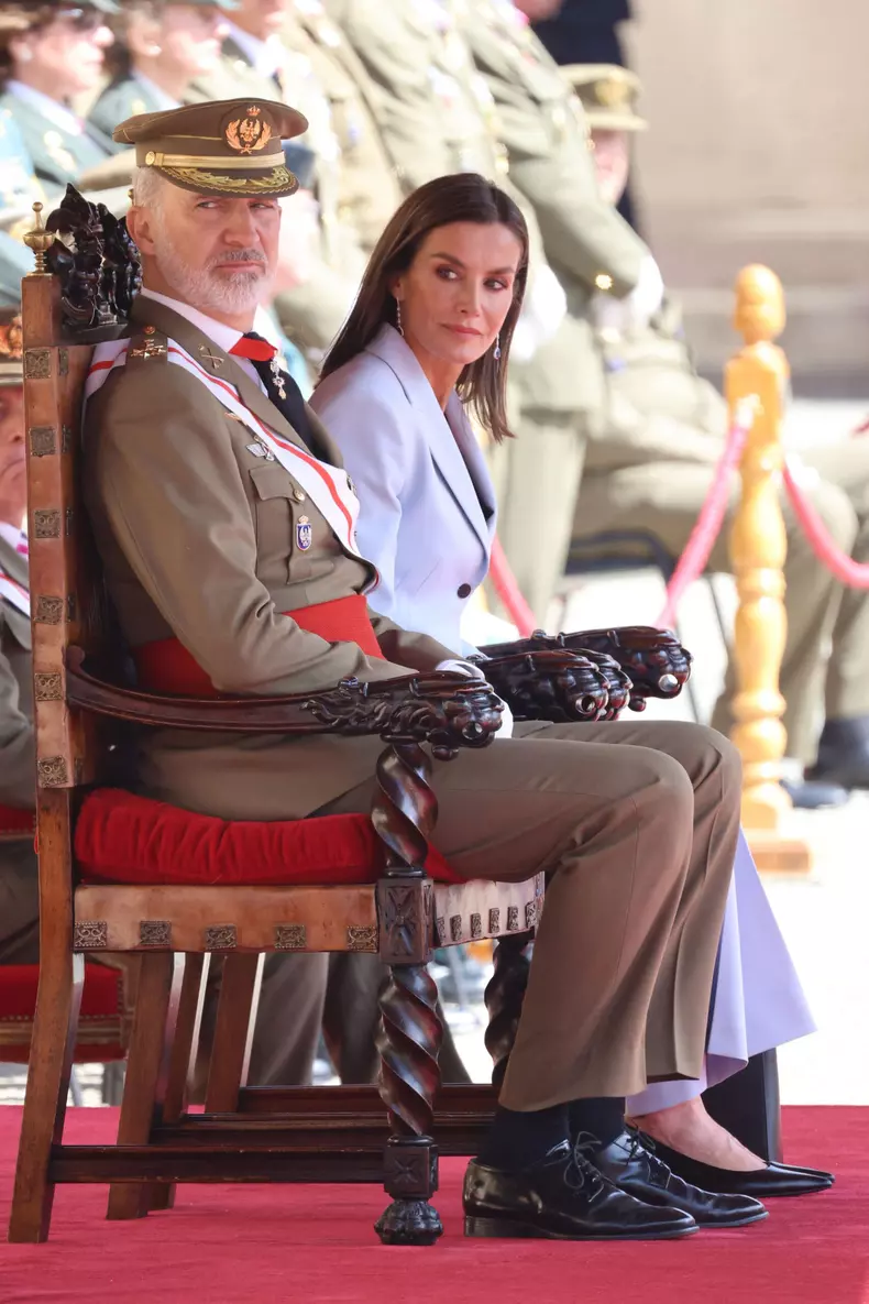 Swearing In Of King Felipe VI In The Spanish Army 40th Anniversary - Zaragoza