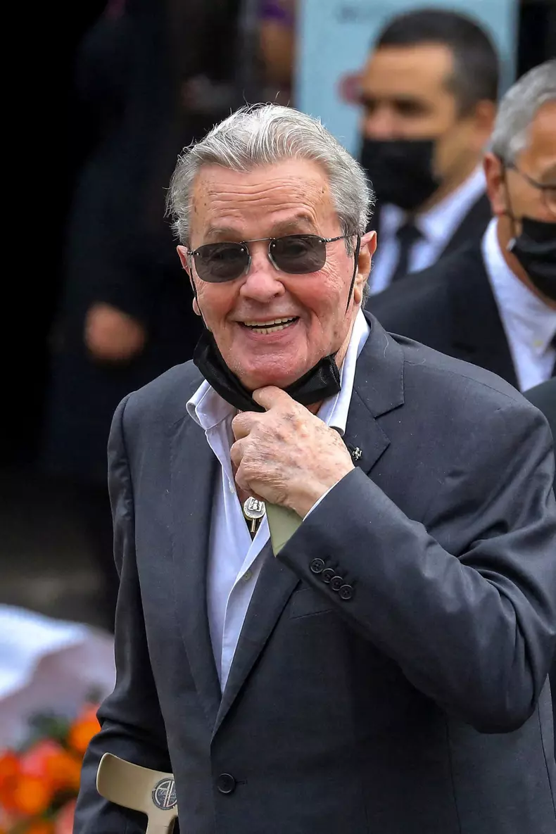 Arrivées - Obsèques de Jean-Paul Belmondo en en l'église Saint-Germain-des-Prés, à Paris