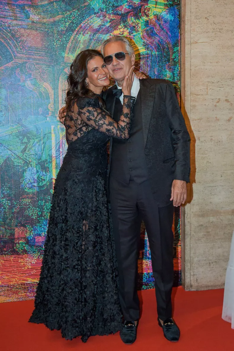 Italy, Rome, October 20, 2024 : 19th Rome Film Festival 2024. Andrea Bocelli 30 - The Celebration" - Red CarpetPictured: Andrea and Veronica Bocelli

Photo © Fabio Mazzarella/Sintesi/Alamy Live News
