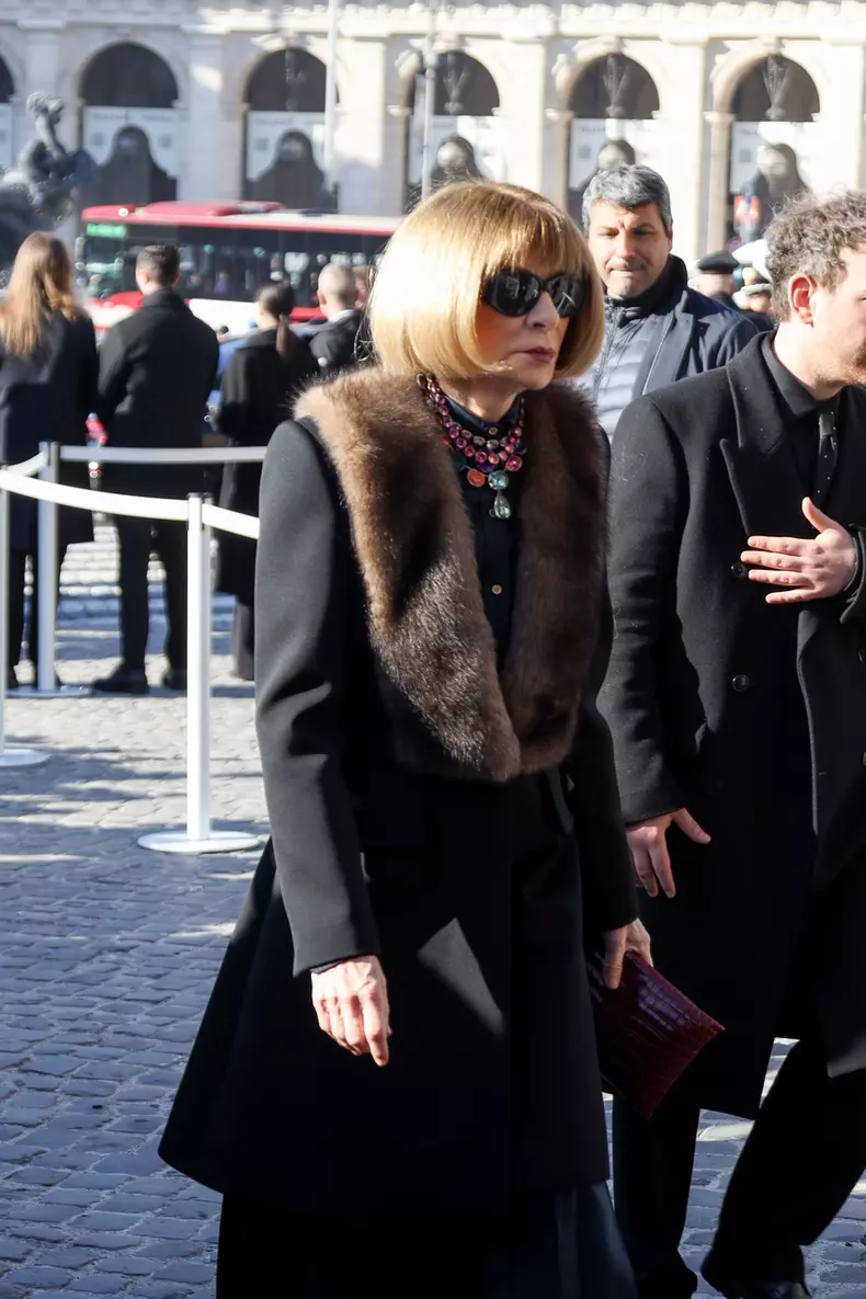 Rome, Death of Valentino Garavani - Funeral in the Basilica of Santa Maria degli Angeli and the Martyrs