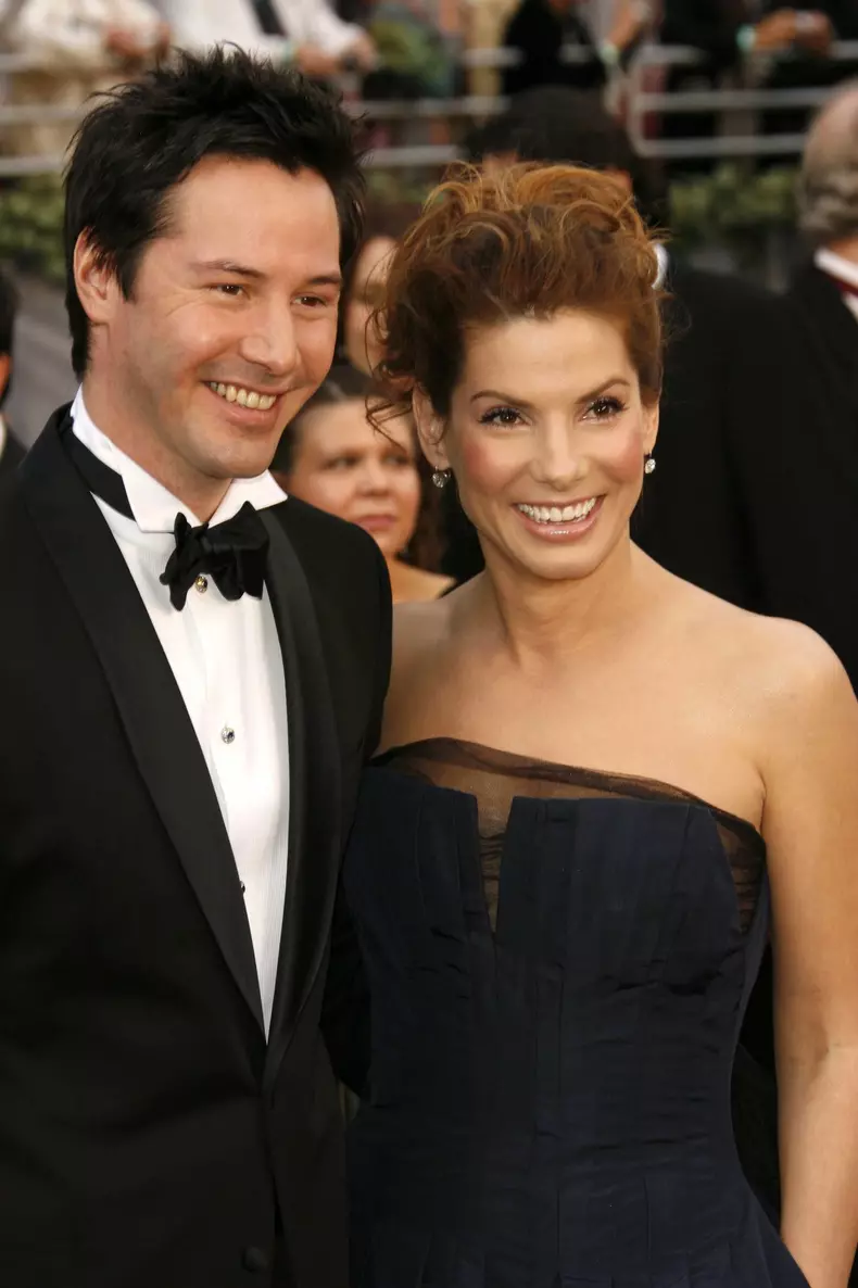 Keanu Reeves and Sandra Bullock