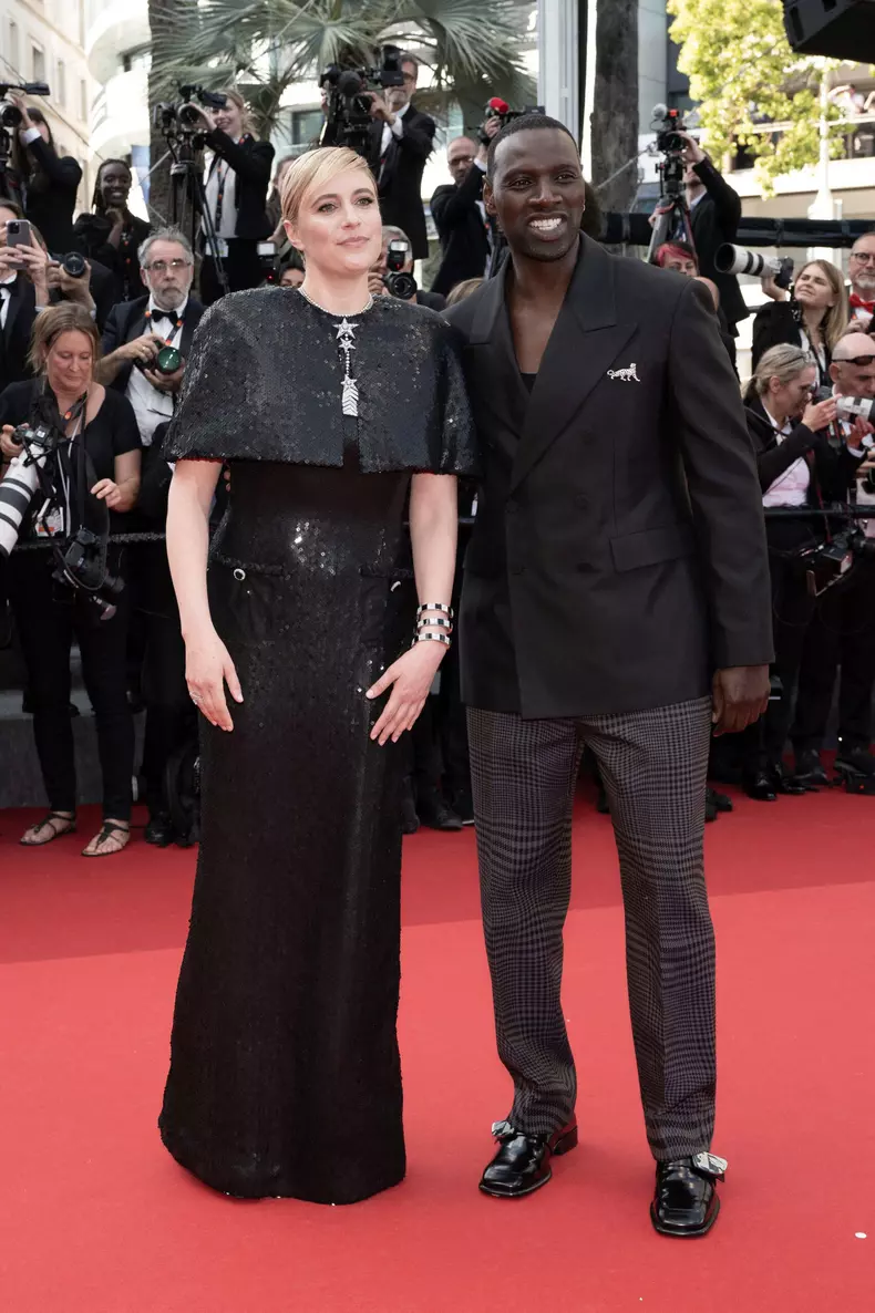 Greta Gerwig și Omar Sy, la Cannes 2024