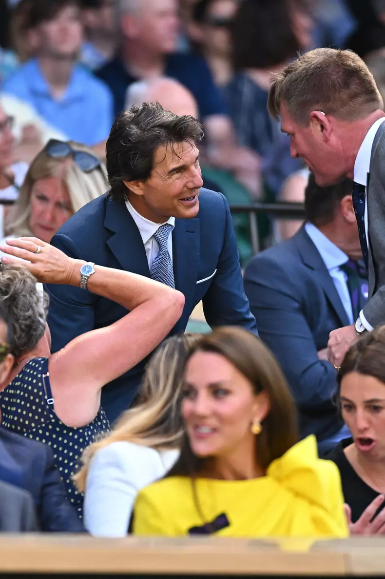 Wimbledon - Tom Cruise At Day Thirteen