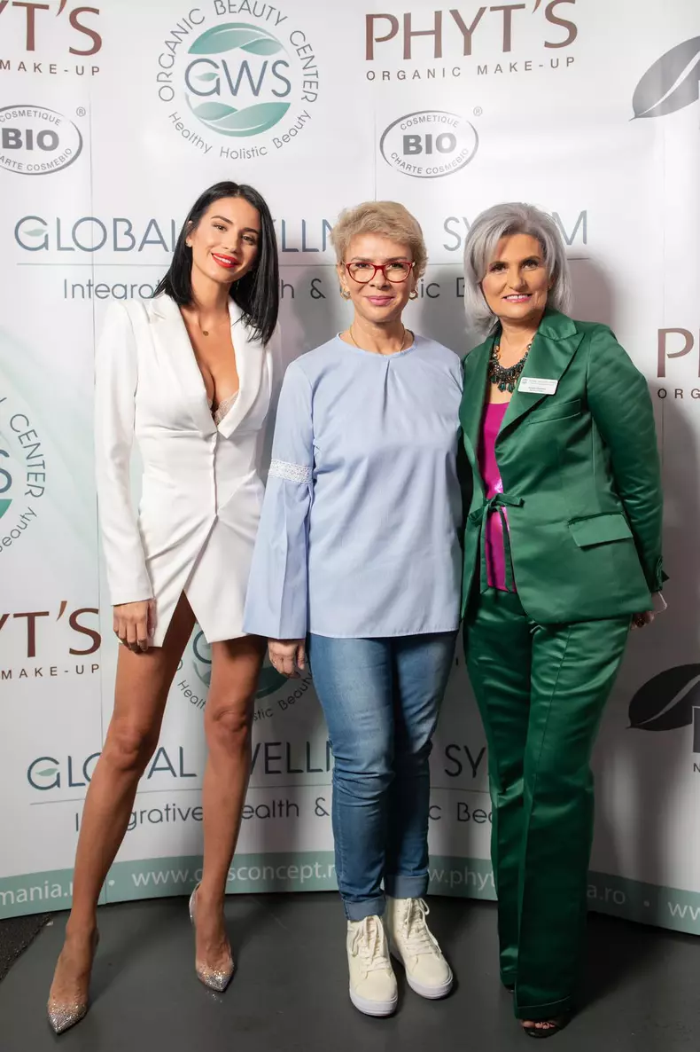 Teo Trandafir a fost prezentă la evenimentul de lansare al brandului Phyt's în România, al cărei ambasador este Geanina Ilieș