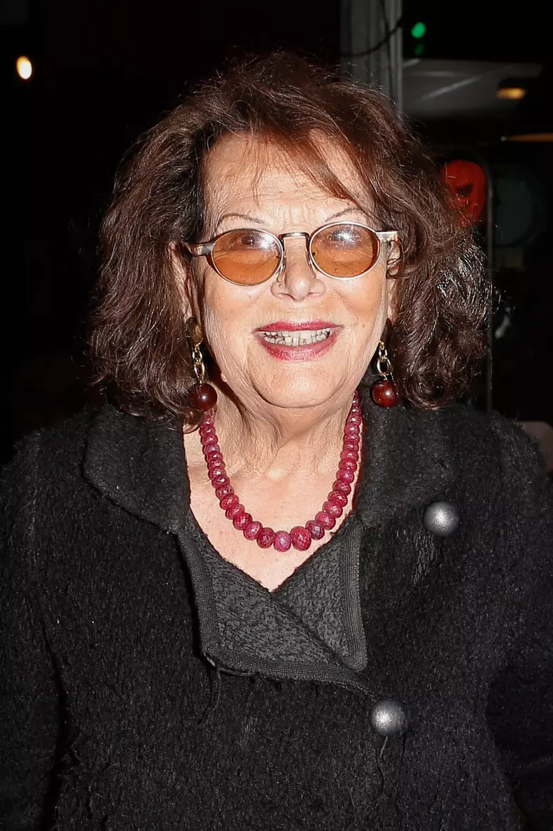 Claudia Cardinale attending the screening of La Viaccia in Paris