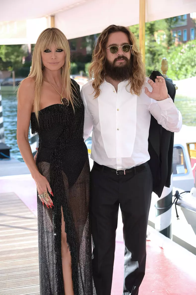 Heidi Klum and Tom Kaulitz in Venice
