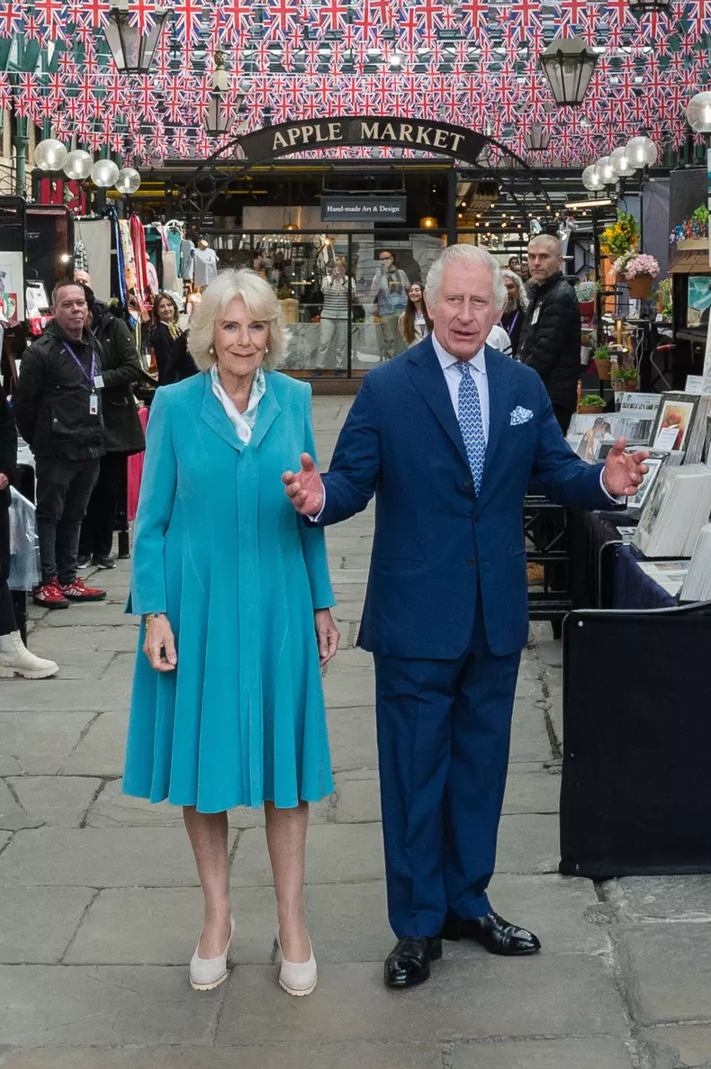 King Charles III and Queen Camilla Visit Covent Garden in London
