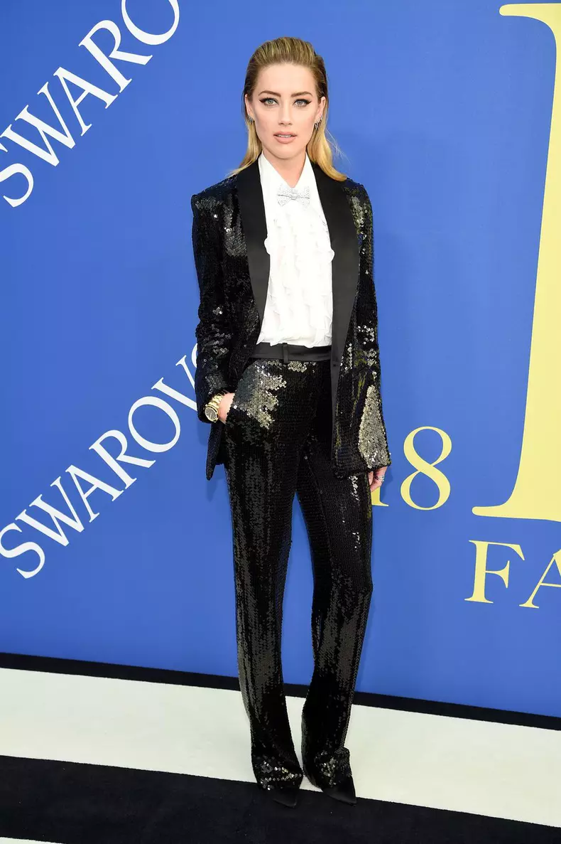 Amber Heard într-o ținută Michael Kors Collection