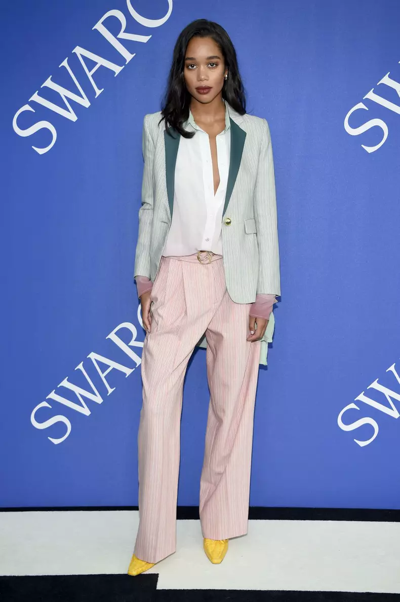Laura Harrier într-o ținută Sies Marjan